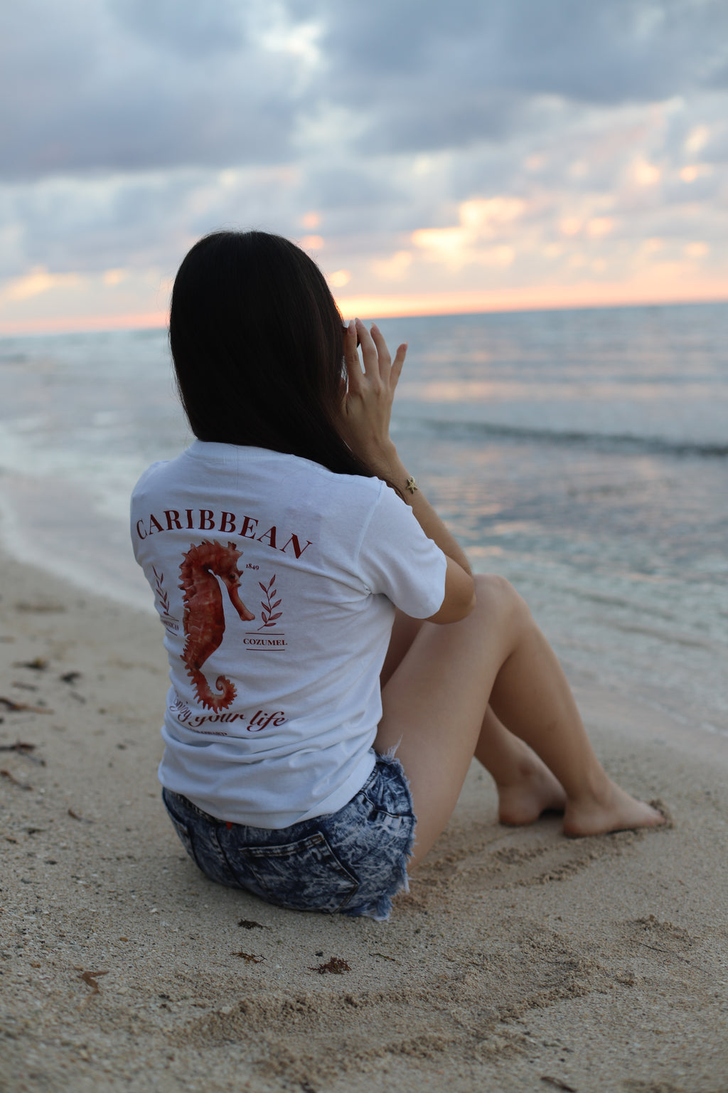 CAMISA SEAHORSE-chicas