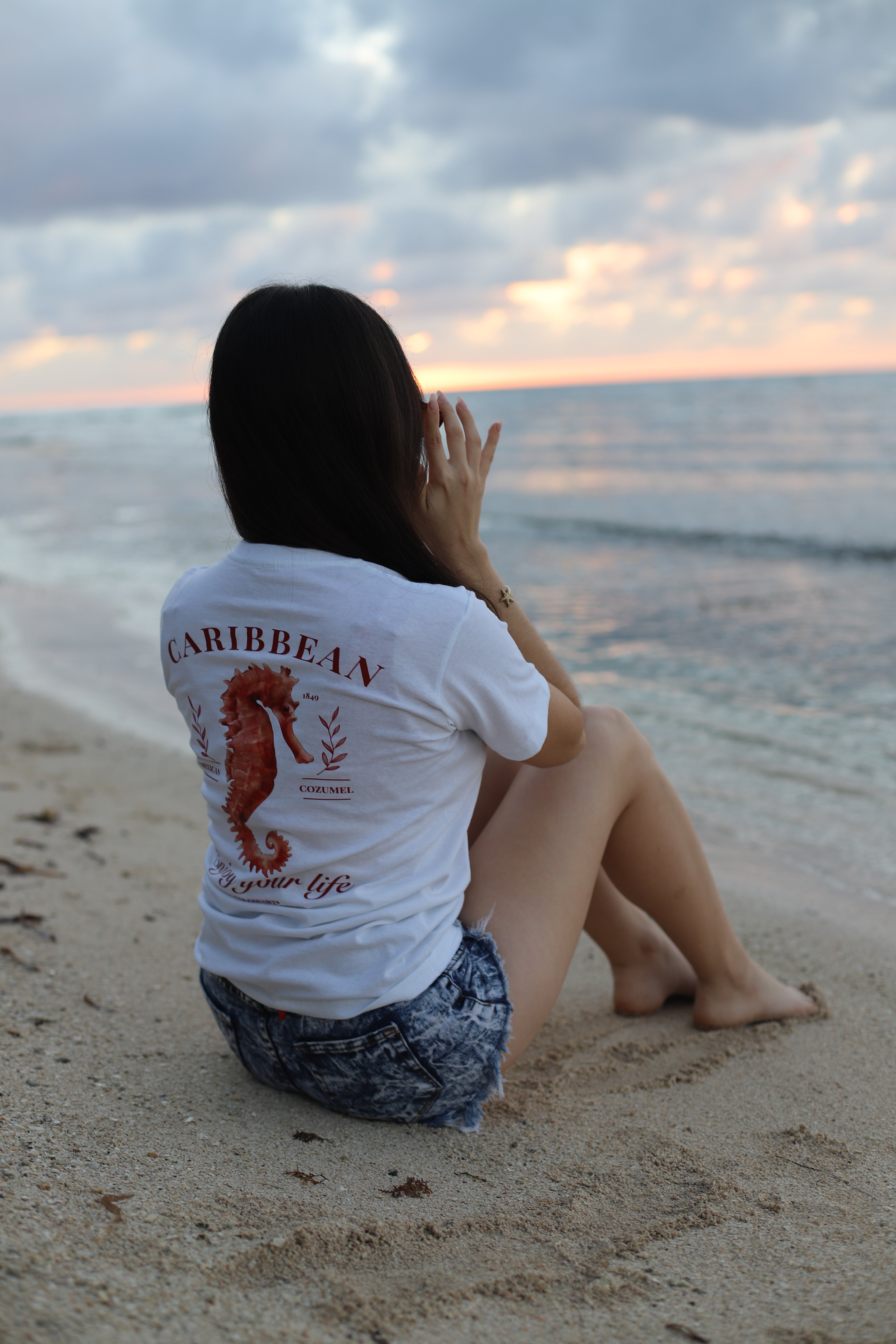 CAMISA SEAHORSE-chicas