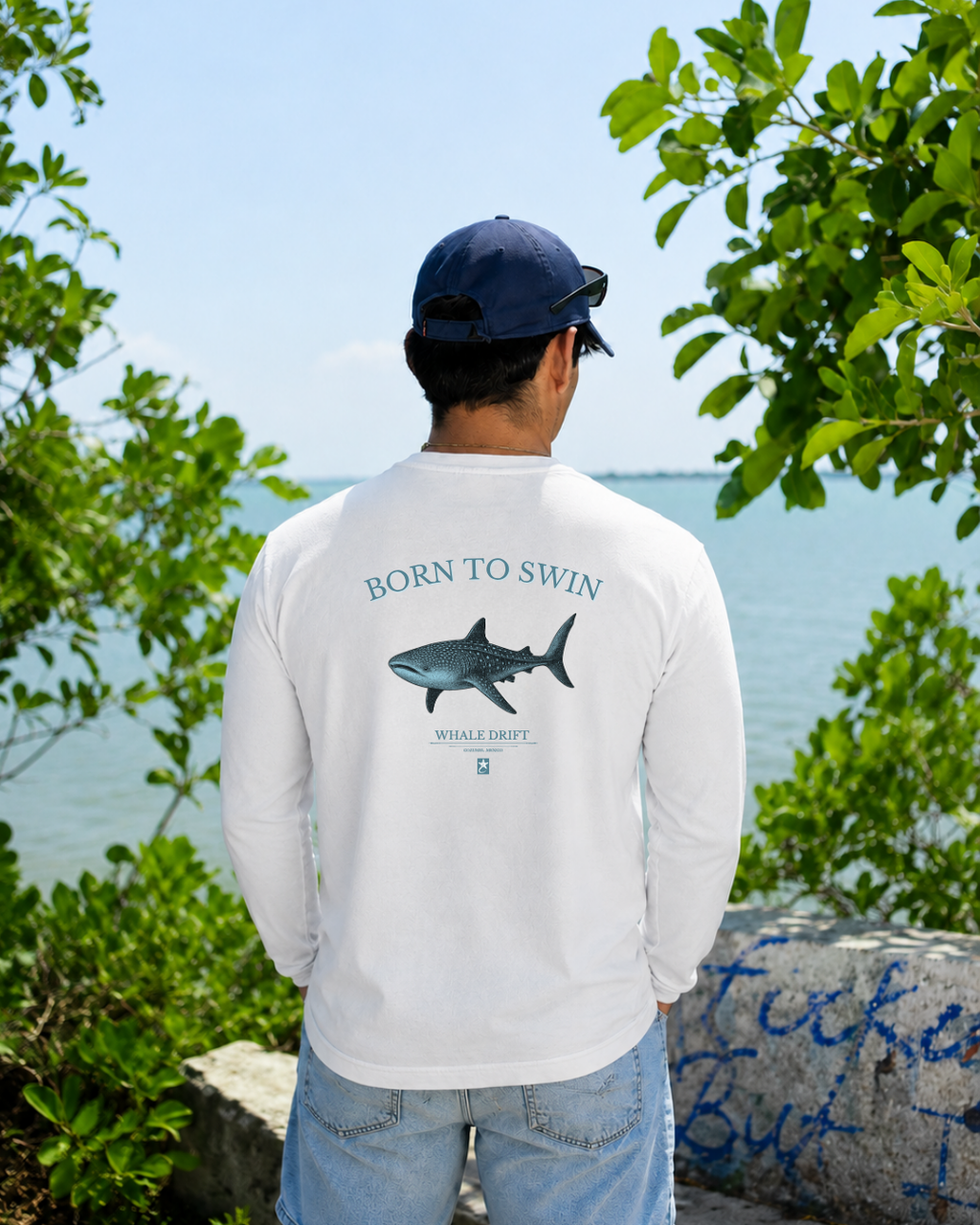 Whale drift long sleeve