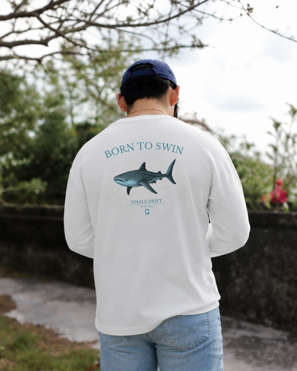 Whale drift long sleeve