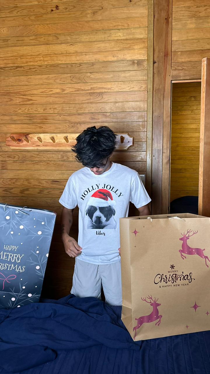 Holly Jolly Vibes- perrito