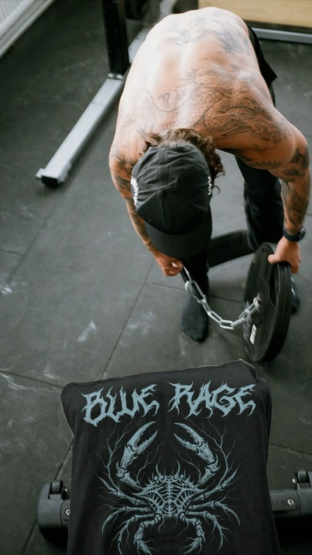 BLUE RAGE oversized