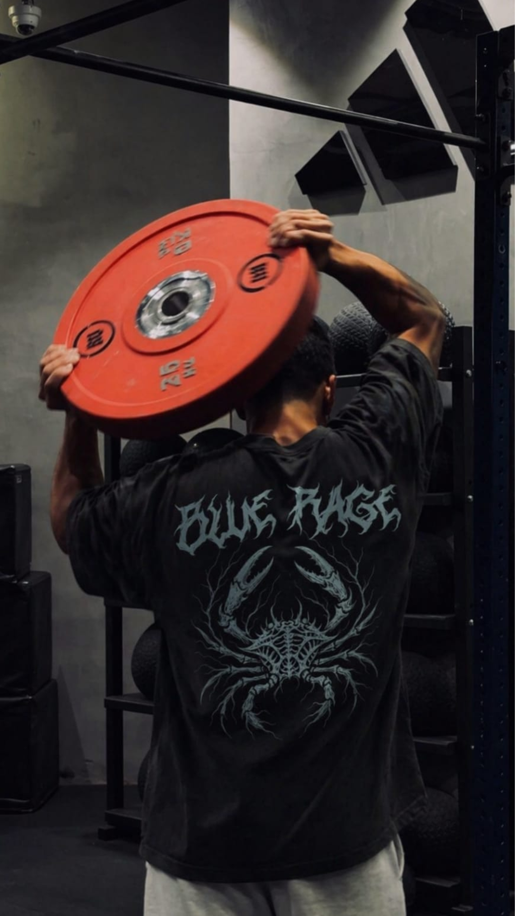 BLUE RAGE oversized