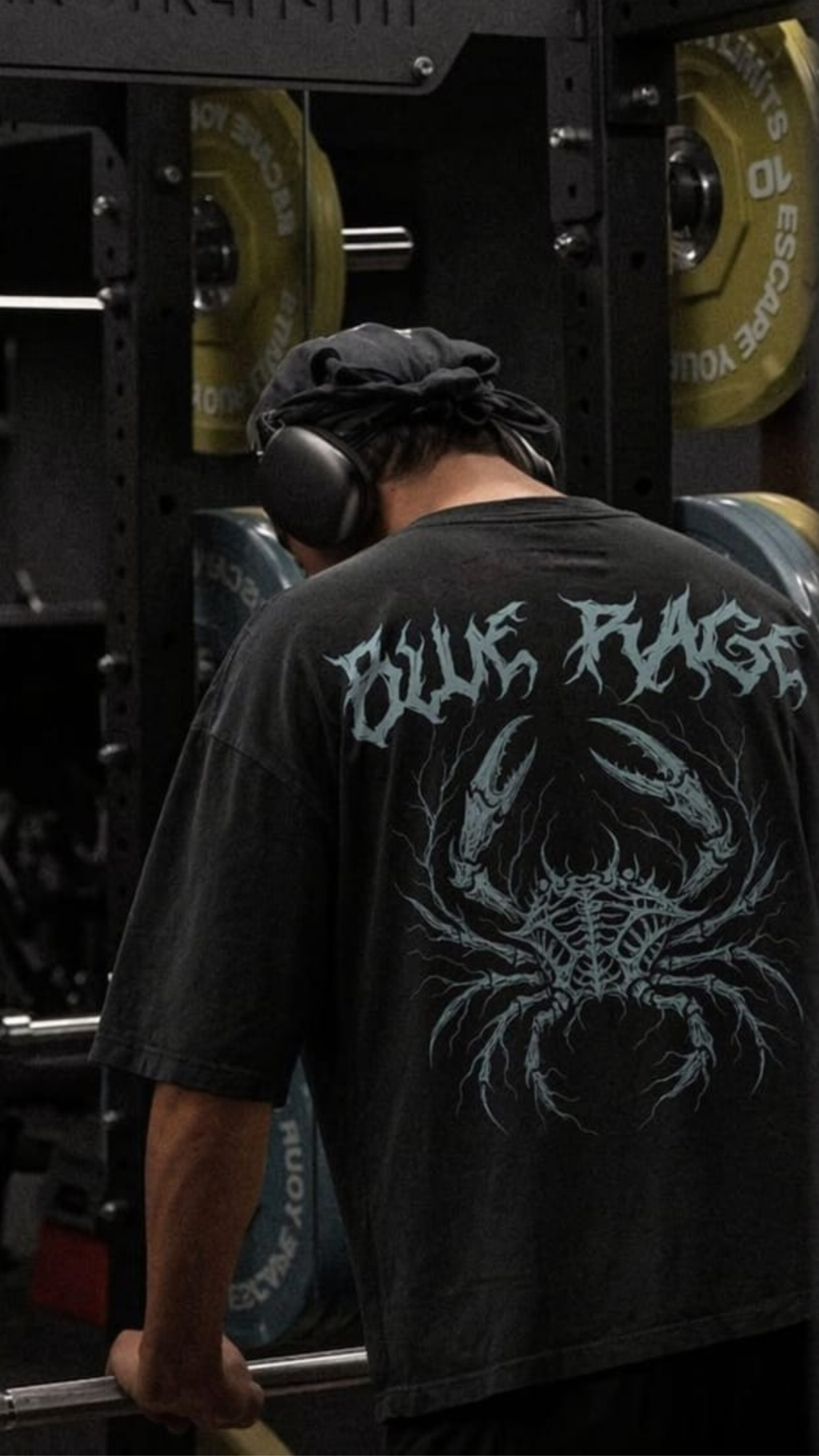 BLUE RAGE oversized