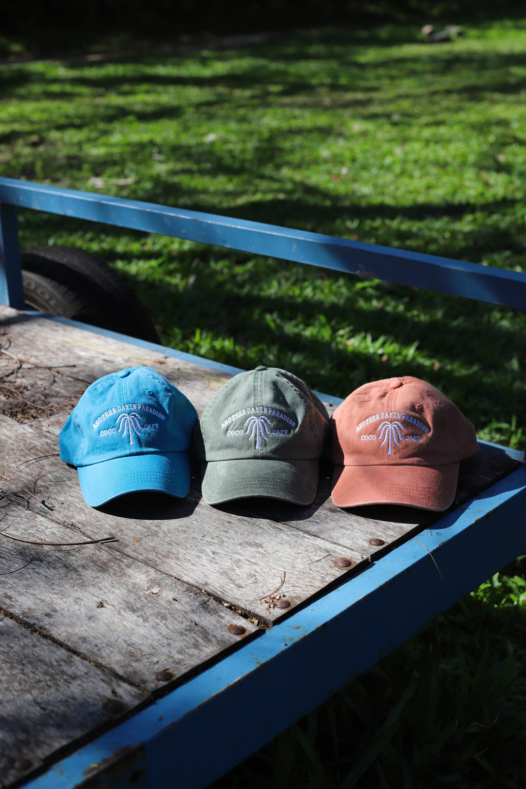 In Paradise-gorra gris con bordado